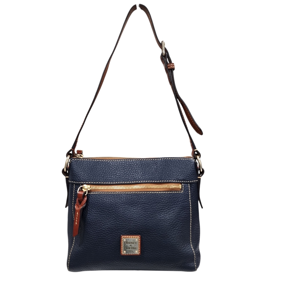 DOONEY & BOURKE PEBBLE LEATHER SHOULDER BAG